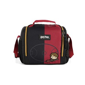 Lancheira Escolar Luxcel Harry Potter Hogwarts Preto