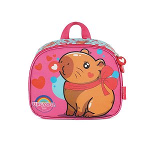 Lancheira Escolar Luxcel Up4You Capivara Be Capy Pink