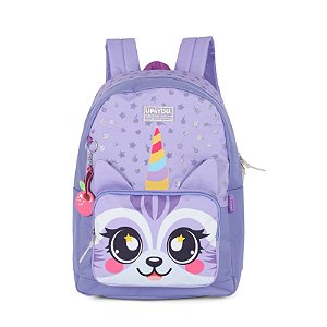 Mochila de Costas Luxcel Up4You Pet Cute Roxo