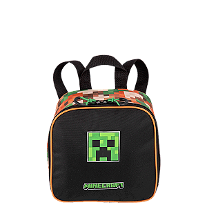 Lancheira Escolar Sestini Minecraft X Outdoors Preto