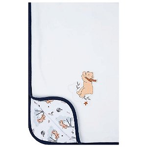 Manta De Soft Hug Lunar Azul Galáxia