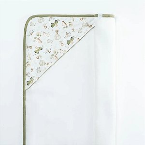 Toalha de Banho Hug Com Capuz Big Friends Verde Floresta