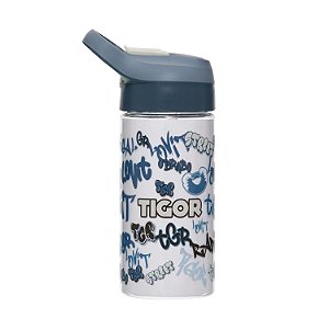 Garrafa Com Canudo Tritan Tigor T Tigre Street Azul