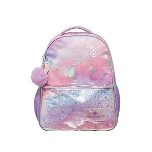 Mochila de Costas Lilica Ripilica Lumina Rosa e Lilás