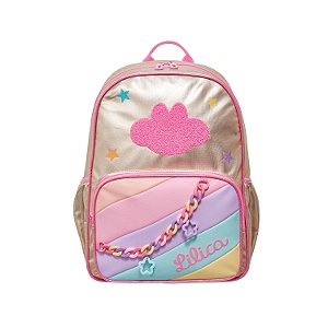 Mochila de Costas Lilica Ripilica Golden Colorida