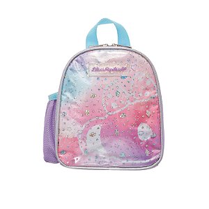Lancheira de Costas Lilica Ripilica Lumina Rosa e Lilás