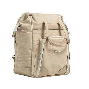 Mochila de Maternidade Multifuncional Hug Ibiza Bege