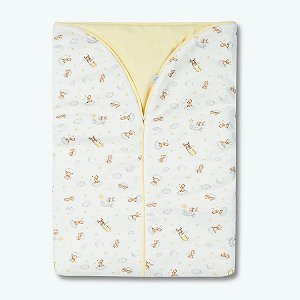 Porta Bebê Hug Noite Estrelada Amarelo Canário