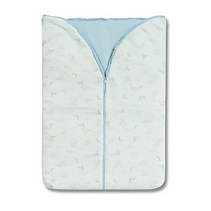 Porta Bebê Hug Voando Nas Nuvens Azul