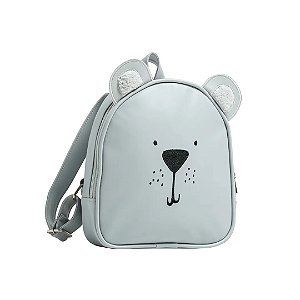 Mochila de Passeio Hug Fun Urso Cinza