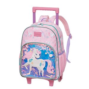 Mochila de Rodinha Pacific Com Alças Tiptop Primavera Mágica