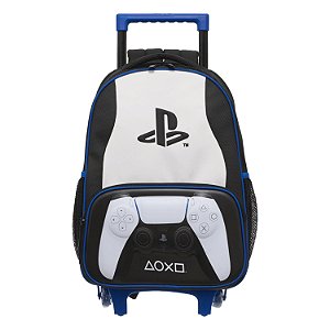 Mochila de Rodinhas Pacific Com Alça PlayStation Pulse Preto