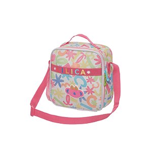 Lancheira Transversal Lilica Ripilica LovIt Florescer Rosa