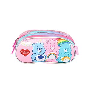 Estojo Escolar Luxcel Ursinhos Carinhosos Rosa