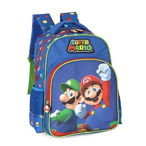 Mochila de Costas Luxcel Super Mario Bros Azul