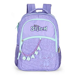 Mochila de Costas Luxcel Stitch Atoalhado Roxo