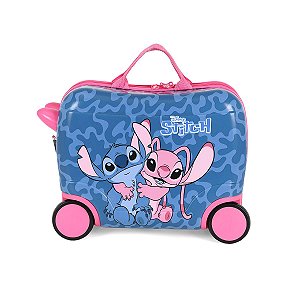 Mala de Carrinho Luxcel Stitch e Angel Azul