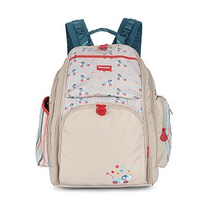 Mochila de Maternidade Luxcel Fisher Price Baby Bag Bege