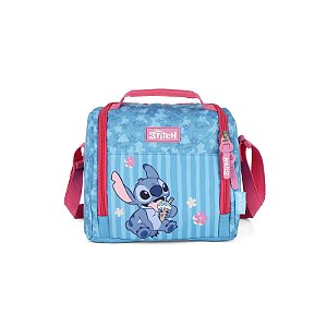 Lancheira Escolar Luxcel Stitch Sorvete Pink