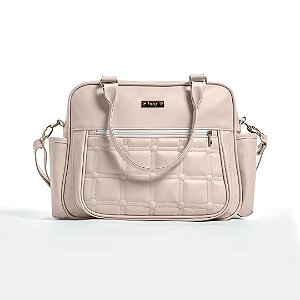 Bolsa de Maternidade Hug Grande Caramelo Rosa