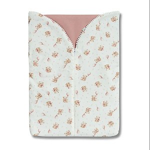 Porta Bebê Hug Sonho De Ursa Rosa