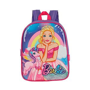 Mochila de Costas Luxcel Petit Barbie Violeta