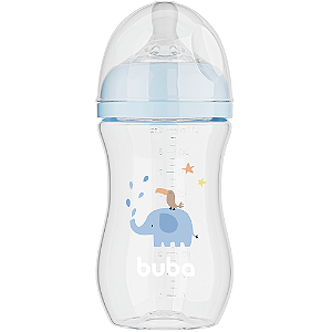 Mamadeira Buba Easy Flow Elefante 270ML Azul