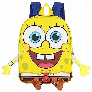 Mochila de Costas Luxcel Bob Esponja Petit Amarelo