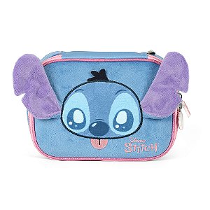 Estojo Box 100 Pens Luxcel Stitch 3D Azul