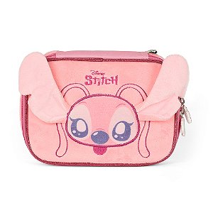 Estojo Box 100 Pens Luxcel Stitch 3D Rosa