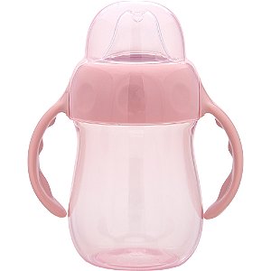 Copo de Treinamento Buba Com Alça Rosa