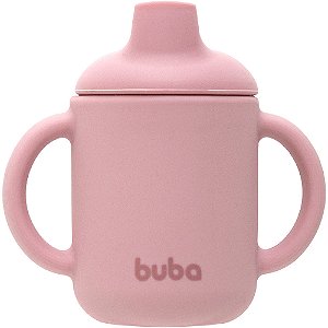 Copo de Silicone Buba De Transição Rosa