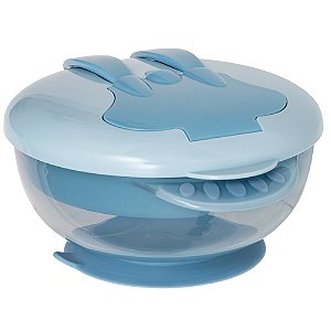 Kit Refeição Buba Com Talher e Compartimento Azul