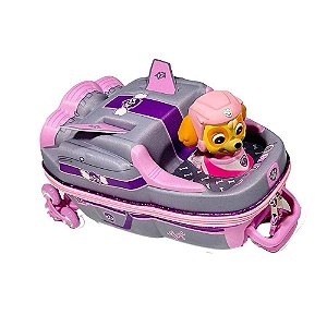 Mochila de Rodinhas 3D Maxtoy Paw Patrol Skye Carro