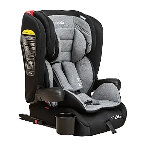 Cadeirinha Para Carro Kiddo Active 9 a 36Kg Cinza e Preto