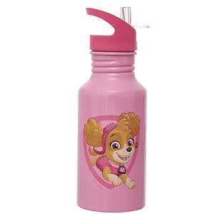 Garrafa de Alumínio Pacific Patrulha Canina Skye Rosa