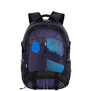 Mochila de Costas Sestini Com Porta Tênis Grêmio Y01 Azul