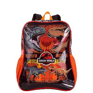 Mochila de Costas Sestini Jurassic Média Battle Colorido