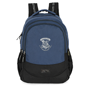 Mochila de Costas Luxcel Harry Potter HP Azul e Preto