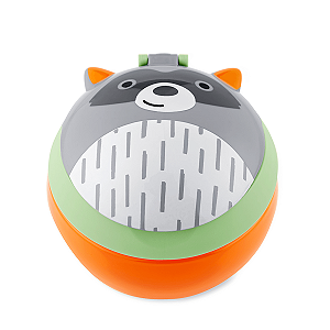 Porta Snack Skip Hop Zoo Guaxinim Verde