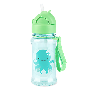 Garrafa Flip Tritan Skip Hop 355ML Zoo Polvo Verde
