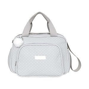 Bolsa de Maternidade Pirulitando Baby Média Leveza Cinza