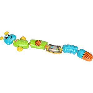 Fisher-Price Lagarta de Encaixe Mattel Amigável Colorido