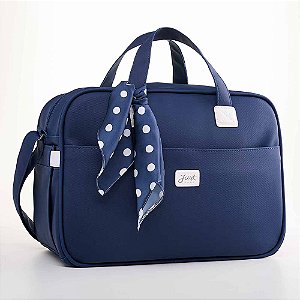 Bolsa de Maternidade Grande Just Baby Candy Azul Marinho