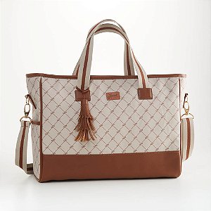 Bolsa de Maternidade Just Baby Shopping Bella Bege
