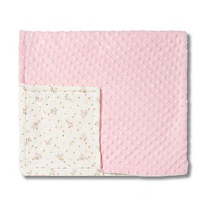 Cobertor Hug Fleece Dots Fun Jardim Da Aurora Rosa