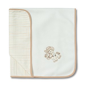 Manta De Matelassê Hug Sonhos No Campo Off White