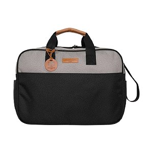 Bolsa de Maternidade Pirulitando Baby Grande Abraço Cinza