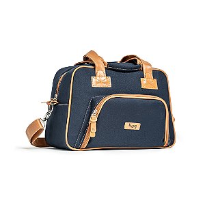 Bolsa de Maternidade Hug Média Malibu Azul Marinho