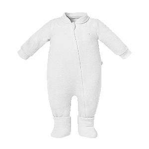 Macacão Longo Com Zíper Hug Microsoft Branco